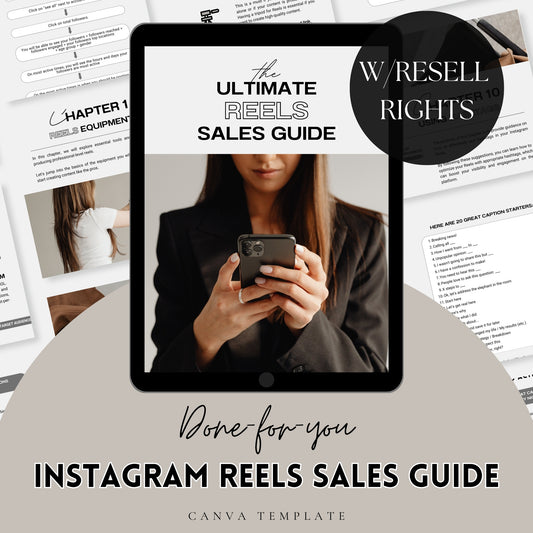 Instagram Reels Sales Guide w/ MRR